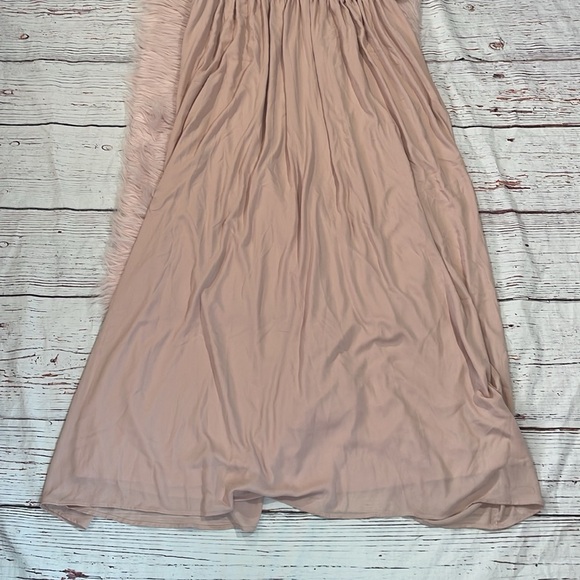 NWT Show Me Your Mumu Michelle Flutter Maxi in Dusty Blush Crisp Pink - Picture 10 of 12